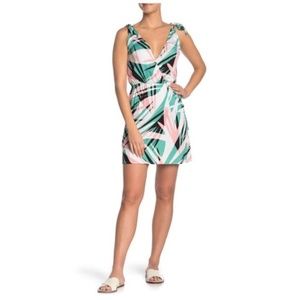 The Bikini Lab Sonic Boom PalmPrint Cover-Up Dress